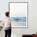 Ocean Wave Wall Art Canvas Print, Minimal Seascape by MyGreatCanvas | Canvas Wall Art Prints | Photo Prints & Wall Decor