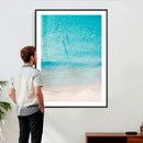 Aerial Turquoise Beach Wall Art Canvas Print – Minimal by MyGreatCanvas | Canvas Wall Art Prints | Photo Prints & Wall Decor