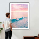 Sunset Surf Wall Art Canvas Print – Coastal Ocean by MyGreatCanvas | Canvas Wall Art Prints | Photo Prints & Wall Decor