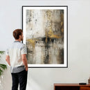 Framed Abstract Wall Art Canvas Print, Gold Black Modern by MyGreatCanvas | Canvas Wall Art Prints | Photo Prints & Wall Decor
