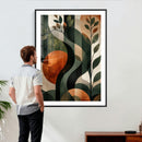 Abstract Green Flowers Wall Art Canvas Print by MyGreatCanvas | Canvas Wall Art Prints | Photo Prints & Wall Decor