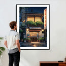 Evening at the Ramen Shop Canvas Wall Art — Japan Night by MyGreatCanvas | Canvas Wall Art Prints | Photo Prints & Wall Decor