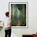 Gustav Klimt Style Forest Canvas Wall Art, Golden Forest by MyGreatCanvas | Canvas Wall Art Prints | Photo Prints & Wall Decor