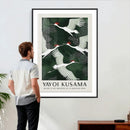 Yayoi Kusama Crane Bird Wall Art Canvas Print, Japanese by MyGreatCanvas | Canvas Wall Art Prints | Photo Prints & Wall Decor