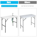 Folding Cleaning Sink Faucet Cutting Camping Table with Sprayer by LJGDeals