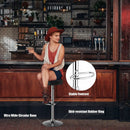 1 PC Round Bar Stool Adjustable Swivel Pub Chair by LJGDeals