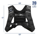 Training Weight Vest Workout Equipment with Adjustable Buckles and Mesh Bag by LJGDeals