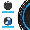 40 Inch Foldable Fitness Rebounder with Resistance Bands Adjustable Home by LJGDeals