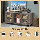 TV Stand Entertainment Center for TVs up to 65 Inch with Storage Cabinets by LJGDeals