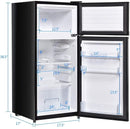 2 Doors Cold-rolled Sheet Compact Refrigerator by LJGDeals