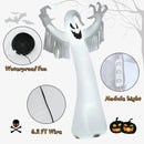 12 Feet Halloween Inflatable Spooky Ghost with Blower and LED Lights by LJGDeals