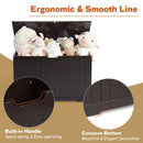 Wooden Toy Box Kids Storage Chest Bench