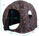 Portable Pop up Ground Camo Blind Hunting Enclosure by LJGDeals