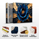 Sapphire Bloom Wall Art