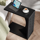 C-Shaped End Table, Sofa Side Table Couch Table