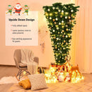 7 Feet Unlit Upside Down Artificial Christmas Tree by LJGDeals
