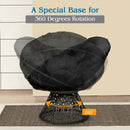 Rattan Papasan Chair Ergonomic 360-degree Swivel Soft Cushion Garden by LJGDeals