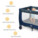 Portable Baby Playpen with Mattress Foldable Design by LJGDeals