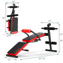 Adjustable Sit Up Bench with LCD Monitor by LJGDeals