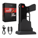 Electric Gun Wine Corkscrew Bottle Opener (Black)