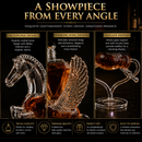 Pegasus Diamond Crystal Decanter - 12"