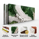 Green Rivers Abstract Wall Art IV