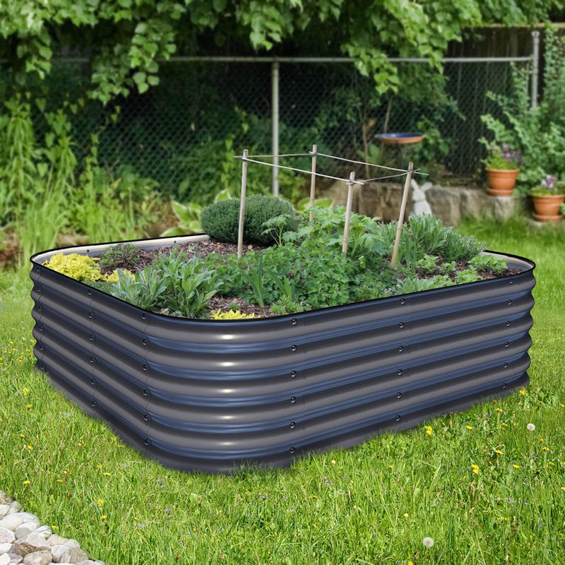 Olle Gardens 17" Tall, 12-in-1 Raised Garden Bed