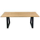 Ubud Natural Teak 4-6 Person Indoor or Outdoor Dining Table - 79"