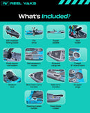 Raptor 9.5ft Fin Drive Modular Fishing Kayak by ReelYaks