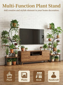 Metal 8-Tier Corner Plant Stand | Indoor Tree-Shape Plant Shelf by 2Dropme
