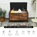 Entryway Flip Top Ottoman Stool with Padded Seat by LJGDeals