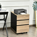 3-Drawer Mobile File Cabinet for Home Office by LJGDeals