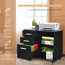 3-Drawer Mobile Lateral File Cabinet Printer Stand by LJGDeals