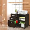 3-Drawer Mobile Lateral File Cabinet Printer Stand by LJGDeals