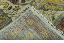 Custom Made Transitional Silver, Gold and Gray Hand Knotted Wool Rug by The Rug Decor