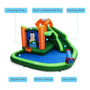 Inflatable Slide Bouncer and Water Park Bounce House Without Blower by LJGDeals