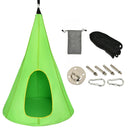 32 Inch Kids Nest Swing Chair Hanging Hammock Seat for Indoor Outdoor by LJGDeals