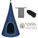32 Inch Kids Nest Swing Chair Hanging Hammock Seat for Indoor Outdoor by LJGDeals