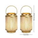 Metal Battery Operated Lamp 7.5'' High Cordless Decorative Lamp by JHY DESIGN