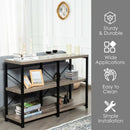 3 Tier 47 Inch Console Metal Frame Sofa Table by LJGDeals
