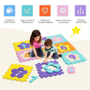 75 Pieces Baby Foam Interlocking Play Mat with Fence with Detachable Numbers by LJGDeals