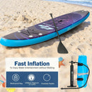 11 Feet Inflatable Stand Up Paddle Board Surfboard with Bag Aluminum Paddle Pump by LJGDeals