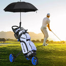 Folding 3 Wheels Golf Push Cart with Brake Scoreboard Adjustable Handle by LJGDeals