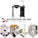 Deluxe Salon Steel Frame Manicure Table by LJGDeals