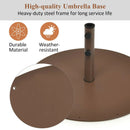 29.5 Inch Outdoor Steel Umbrella Base Stand for Backyard and Poolside by LJGDeals