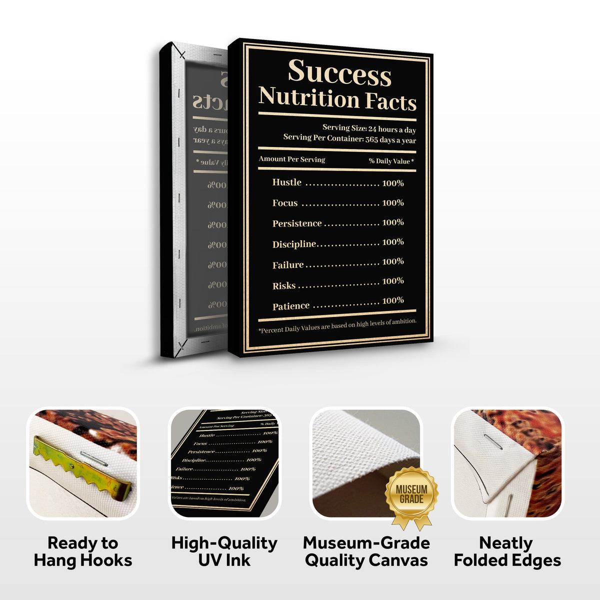 Ingredients For Success Motivational Wall Sign, photo 8 of 10