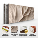 Soft Waves of Elegance Wall Art
