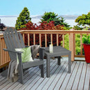 Acacia Wood Outdoor Adirondack Chair with Ergonomic Design by LJGDeals