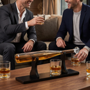 Baseball Bat Whiskey & Wine Decanter 4 Baseball Glasses (Standard Base)