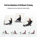 Exercise Adjustable Double Hydraulic Resistance Rowing Machine by LJGDeals